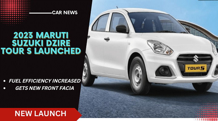 Maruti Suzuki Dzire Tour S Launched At Rs 6 51 Lakh Gets New Front Styling