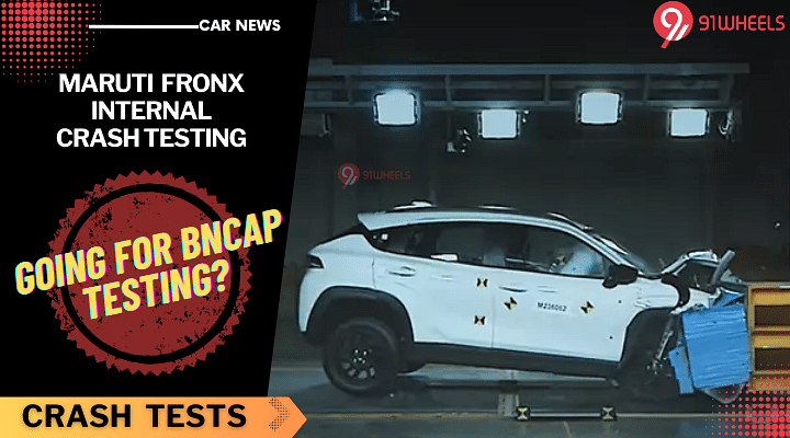 Maruti Fronx Undergoes Crash Tests A BNCAP Rating On The Way