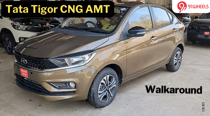 Tata Tigor Cng Amt Arrives At Dealerships Check Pictures Here