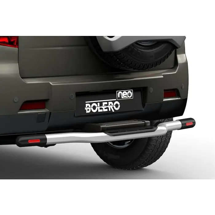 Bolero Neo Rear Guard with Step, Bracket For vehicles fitted with Body kit