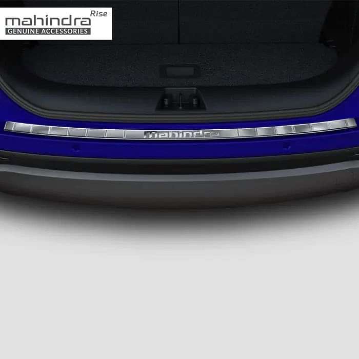 XUV700 Satin (Matte) Chrome Tailgate Scuff Protector for All Variants