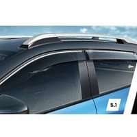 Wind Deflector With Chrome