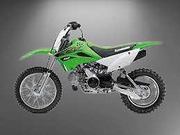 Kawasaki KX 100  Side Profile LR image