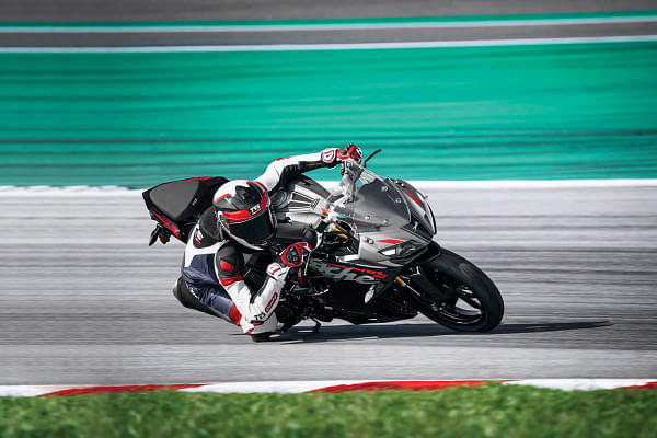 Cornering shot