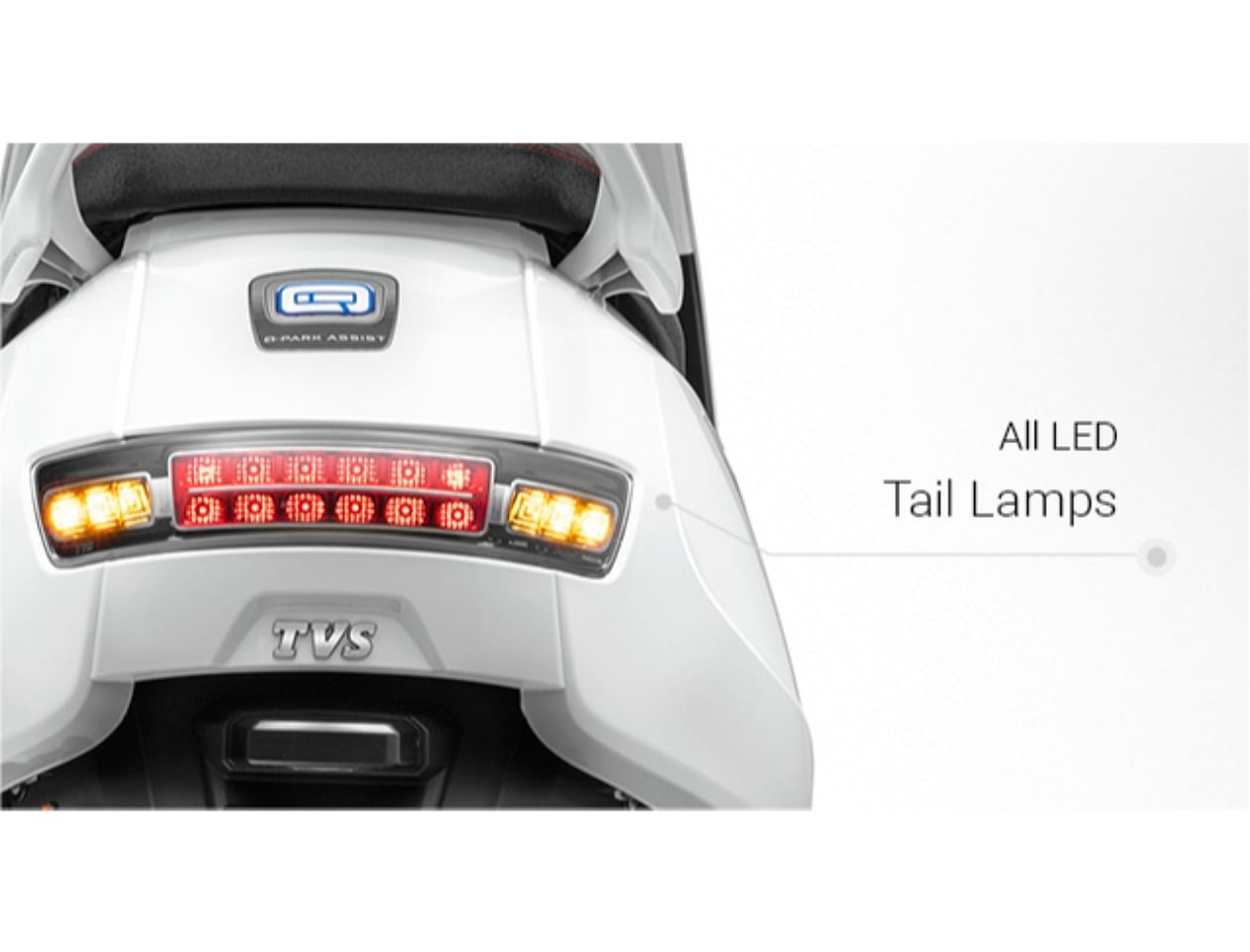 TVS iQube Electric Tail light image
