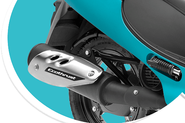 TVS Scooty Pep+ Chrome Plated Silencer scooter image
