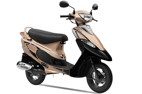 TVS Scooty Pep+ Glittery Gold scooter image
