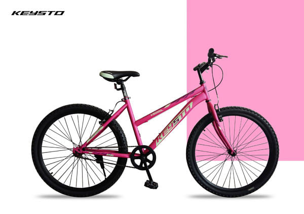 keysto bike pink