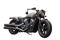 Indian Motorcycle Scout Bobber lcon Thunder Black Azure Crystle image