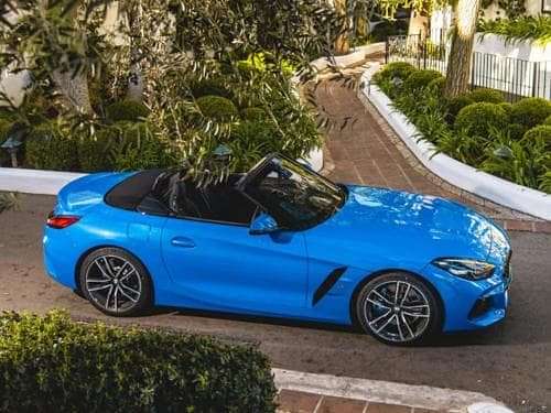 BMW Z4 Top View car image