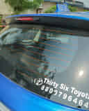 Rear Windshield / Windscreen