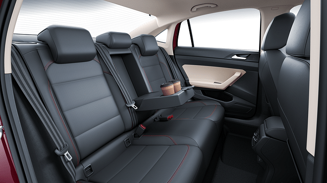 Volkswagen Virtus Rear Seat image