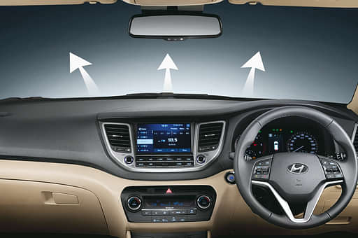 Hyundai Tucson View From Rear image