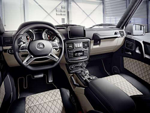 Mercedes-Benz G-Class DashBoard with front seats car image