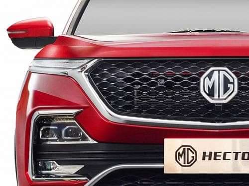MG Hector Front Chrome Grill car image