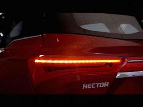 MG Hector Taillight car image