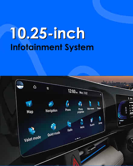 Hyundai Verna 10.25-inch Infotainment System