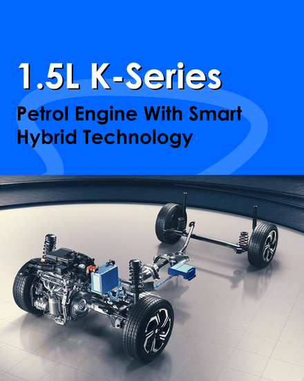 Maruti Suzuki Brezza 1.5L K-Series Petrol Engine with Smart Hybrid Technology