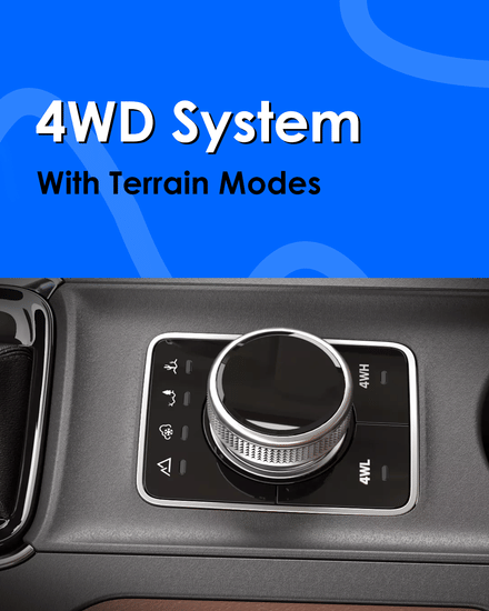 Mahindra Scorpio N 4WD System with Terrain Modes