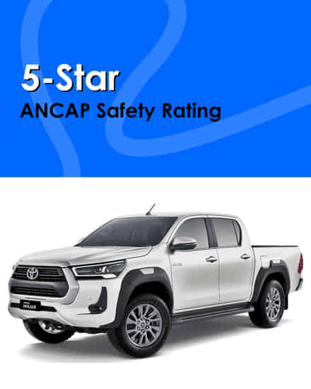 Toyota Hilux 5-Star ANCAP Safety Rating