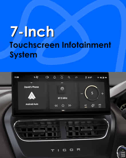 Tata Tigor 7-Inch Touchscreen Infotainment System