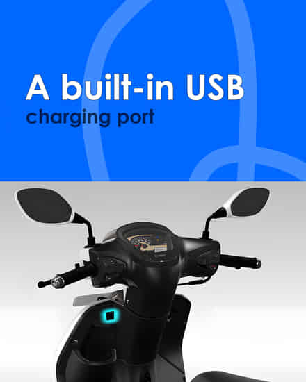 Hero Destini 125 A built-in USB