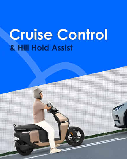TVS Orbiter Cruise Control & Hill Hold Assist