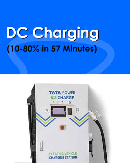 Tata Tiago EV DC Fast Charging (10-80% in 57 Minutes)