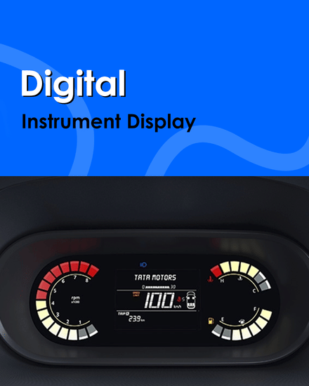 Tata Tiago CNG Digital Instrument Display