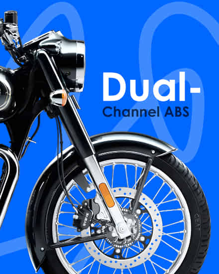 Royal Enfield Bullet 350 Dual-channel ABS