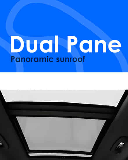 KIA Seltos  Dual Pane Panoramic Sunroof