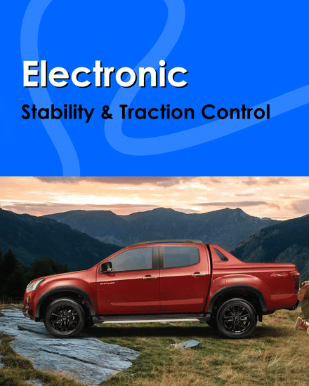 Isuzu V-Cross Electronic Stability & Traction Control-