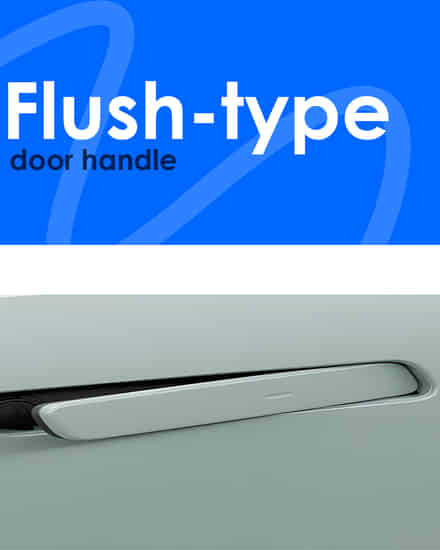 KIA Seltos Flush-type door handles