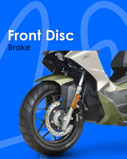 Hero Xoom 160 Front Disc Brake