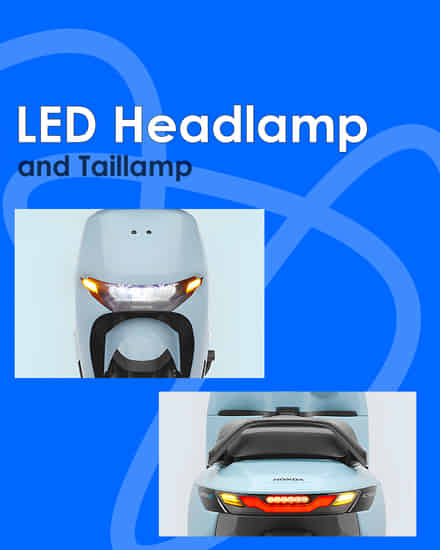 Honda Activa EV LED Headlamp and Taillamp