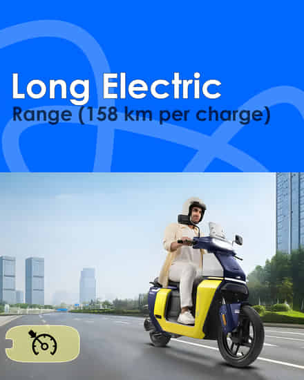 TVS Orbiter Long Electric Range (158 km per charge)