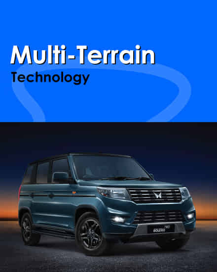 Mahindra Bolero Neo Multi-Terrain Technology (MTT)