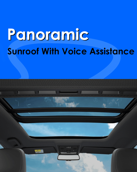 Tata Nexon Panoramic Sunroof with Voice Assistance-