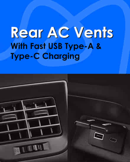 Maruti Suzuki Baleno Rear AC Vents