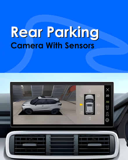 Tata Punch CNG Rear Parking Camera with Sensors