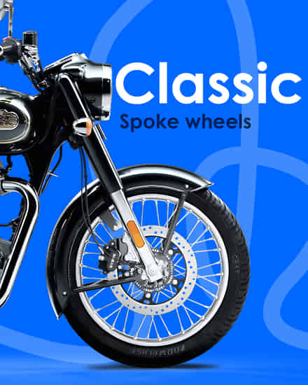 Royal Enfield Bullet 350 Spoke Wheels