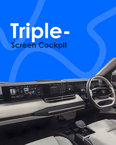 Tata Sierra Triple-Screen Cockpit