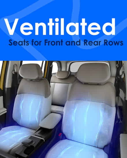 Tata Sierra Ventilated Seats for Front and Rear Rows