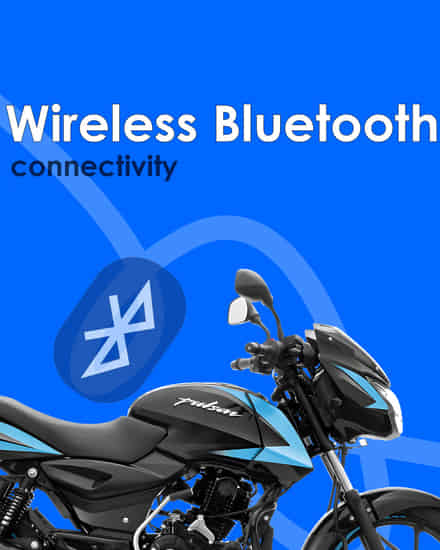 Bajaj Pulsar 125 Wireless Bluetooth connectivity