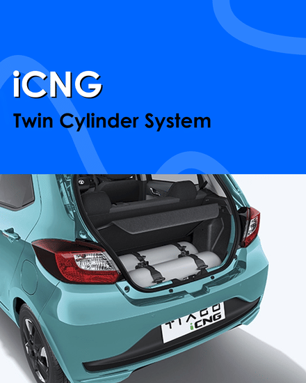 Tata Tiago CNG iCNG Twin Cylinder System-