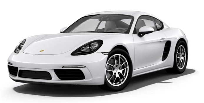 Porsche 718  in Carrara White Metallic