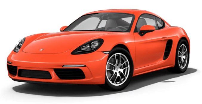 Porsche 718  in Lava Orange
