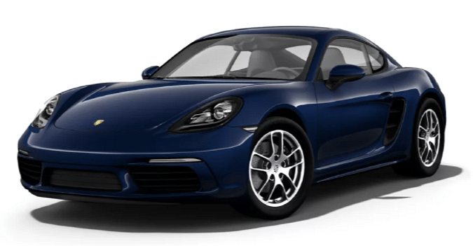 Porsche 718  in Night Blue Metallic