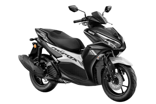 Aerox 155 in METALLIC BLACK