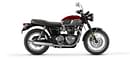Triumph Bonneville T120  in Red With Grey